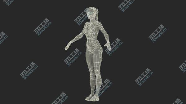 images/goods_img/20210312/3D Woman in Sportswear T-Pose/4.jpg